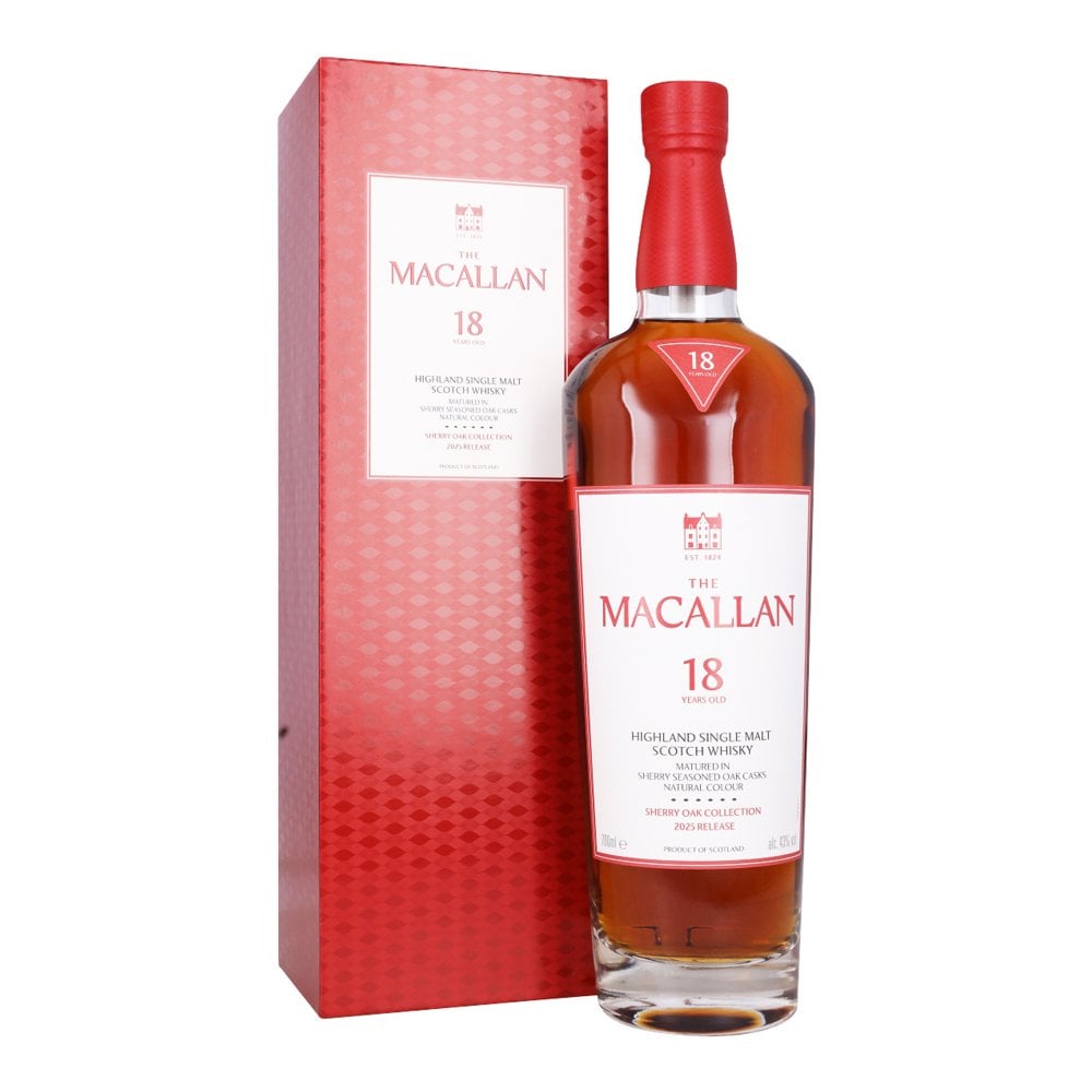 Macallan 18 Year Old - Sherry Oak - 2025 Release - 43%